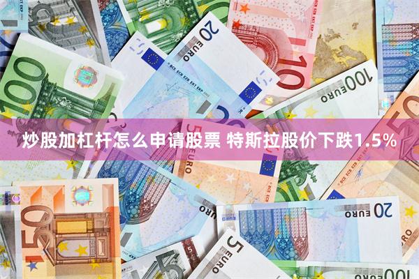 炒股加杠杆怎么申请股票 特斯拉股价下跌1.5%